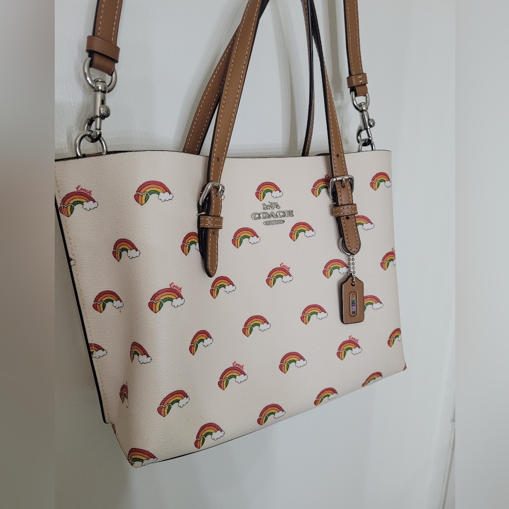 Coach rainbow pride bag